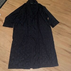 Christian Dior Monsieur Robe Paisley Black Satin